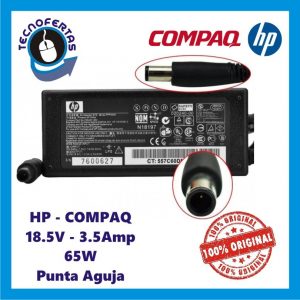 Cargador Hp Compaq 18.5v 3.5a Pta.aguja