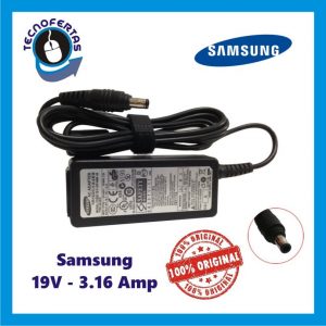 Cargador Samsung 19v 3.16 Amp.