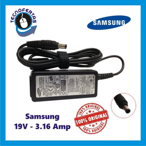Cargador Samsung 19v 3.16 Amp.