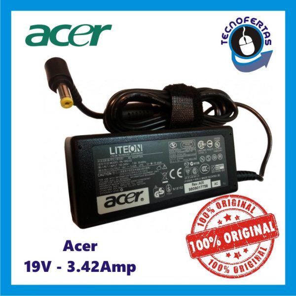 Cargador Acer 19v 3.42amp