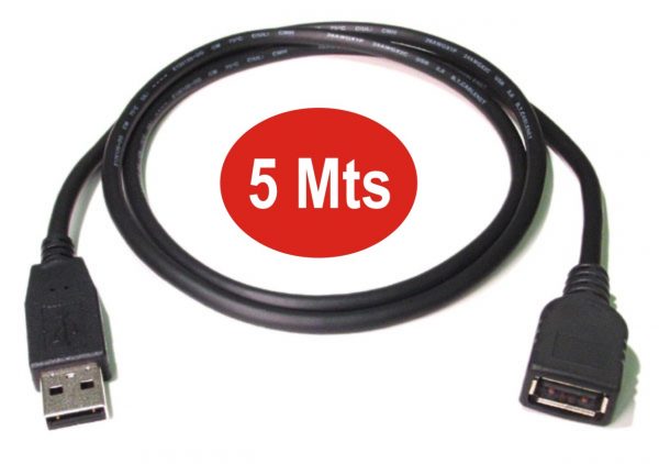 Cable Extension USB 5Mts.
