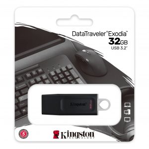 MEMORIA USB KINGSTON, 32GB, 3.1 / 3.0