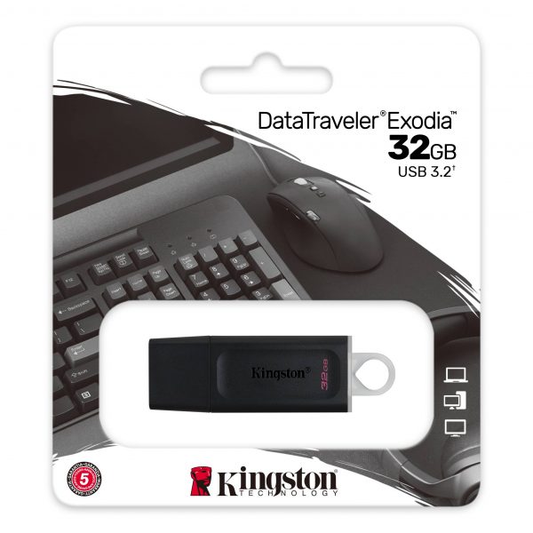 MEMORIA USB KINGSTON, 32GB, 3.1 / 3.0