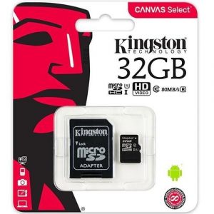 Memoria micro-SD Kingston Canvas, 32 GB, UHS-I Speed Clase 10