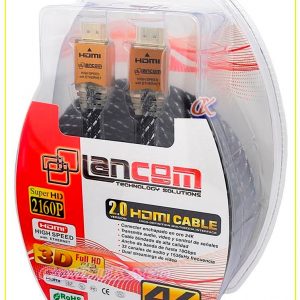 Cable Hdmi 2.0 De 1.8 Metro 4k 3d Lancom Ultra Hd Conector 24k