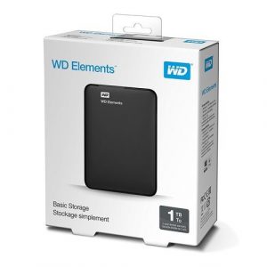 Disco duro externo WD Elements, 1 TB, USB 3.0