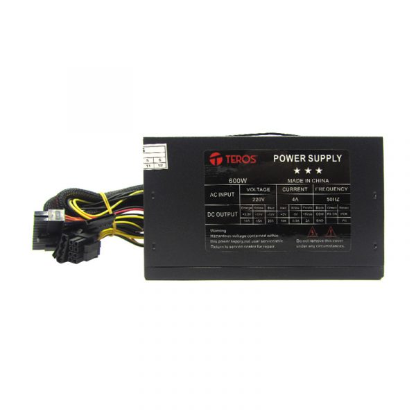 Fuente de alimentación Teros, 600W, ATX, 220V - Imagen 2
