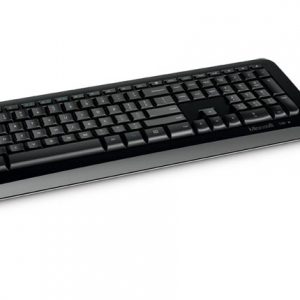 Kit de teclado y mouse inalámbrico Microsoft Desktop 850, Receptor USB, 2.4 GHz, negro.