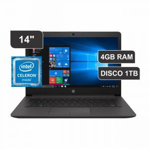 Laptop HP 240 G7, 14" HD, Intel Celeron N4100 1.10 GHz, 4GB DDR4, 1TB SATA