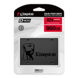 Unidad de Estado Solido Kingston A400, 960GB, SATA 6.0 Gb/s, 2.5", 7mm.