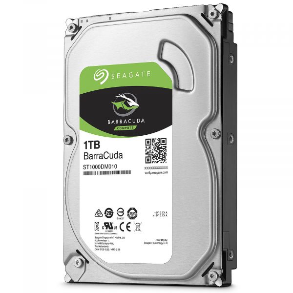 DISCO DURO SEAGATE BARRACUDA, 1 TB, SATA 6GB/S, 64 MB CACHE, 3.5" - Imagen 2