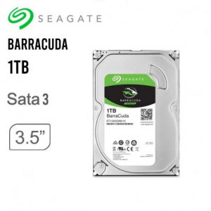 DISCO DURO SEAGATE BARRACUDA, 1 TB, SATA 6GB/S, 64 MB CACHE, 3.5"