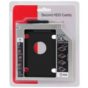 Adaptador Caddy Slim 9.5mm Para Disco Duro/Disco SSD de Laptop