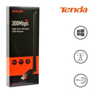 TENDA U6 - ADAPTADOR USB INALÁMBRICO RECEPTOR WIFI DE 300 MBPS