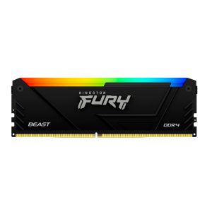 MEM. RAM KINGSTON FURY BEAST DDR4 8GB/3200 ( KF432C16BB2A/8 ) NEGRO | LED - RGB