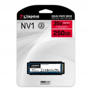 Unidad en estado solido Kingston NV2 NVMe PCIe 4.0 250GB (SNV2S/250G)