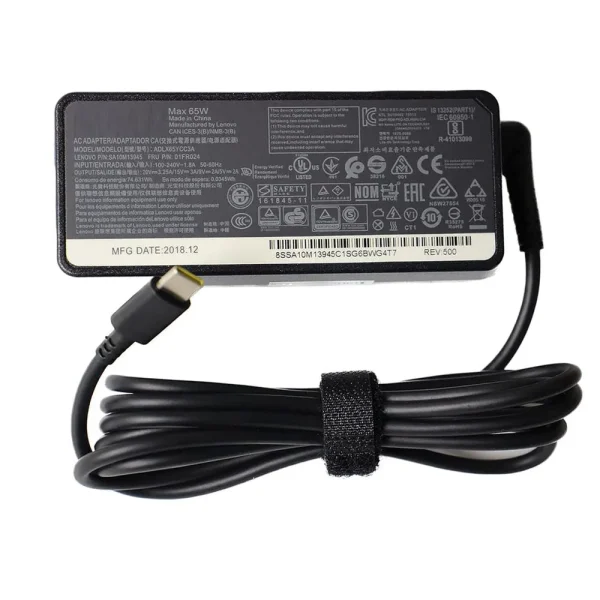 Cargador Compatible Lenovo Asus Huawey Usb Tipo C - 65W
