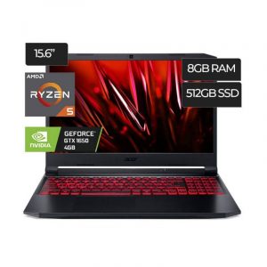Laptop Gamer Nitro 5 Ryzen 5 5600H 8GB 512GB 15.6" FHD IPS GTX1650 4GB - NH.QB9AL.00L