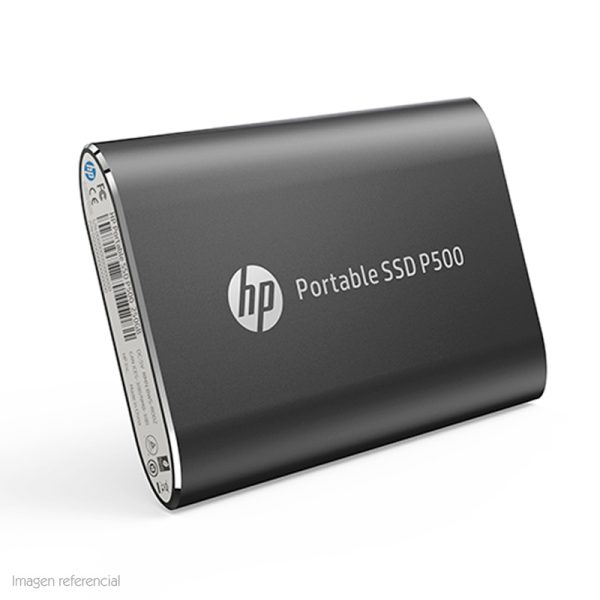 Disco duro externo estado sólido HP P500, 500GB, USB 3.1 Tipo-C, Rojo