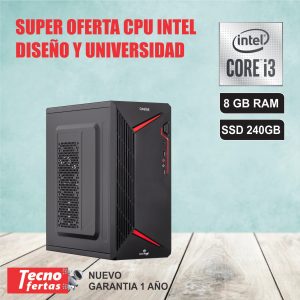 CPU INTEL CORE I3 10ma – RAM 8Gb - SSD 240Gb