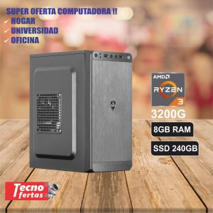 CPU AMD RYZEN 3 3200G - OFICINA, DISEÑO, UNIVERSIDAD
