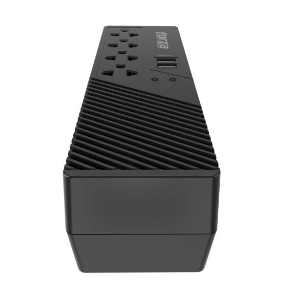 Regulador autom. voltaje Forza VR-1012USB 1000VA/500W 4 salidas AC 2USB 220V - Imagen 2