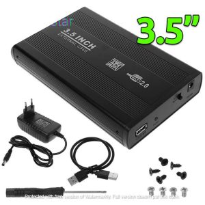 Case Disco Duro Externo Sata 3.5" Usb 2.0 Pc HDD