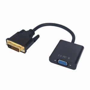 CONVERTIDOR ADAPTADOR DE DVI 24+1 MACHO A VGA