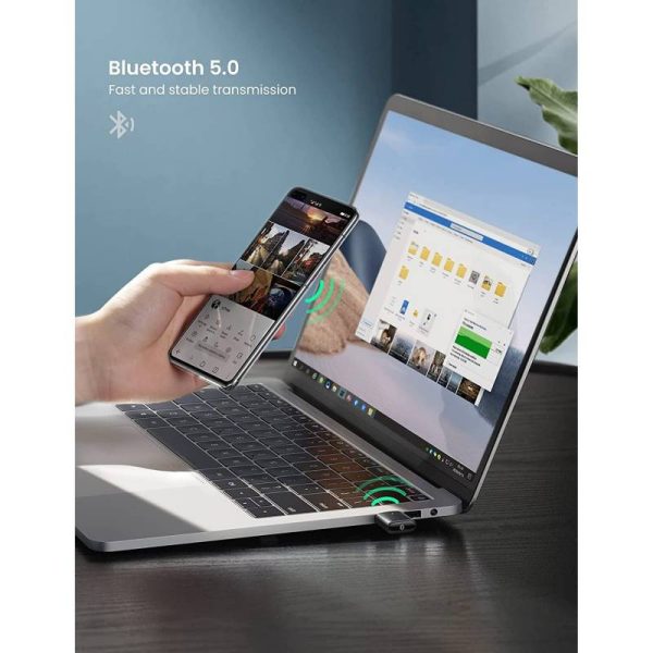Ugreen Adaptador Bluetooth 5.0 Receptor Dongle Mini CM390 - Imagen 2