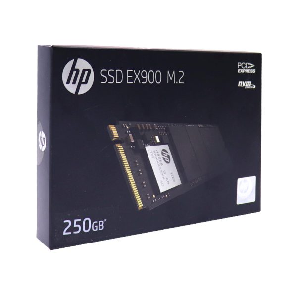 Unidad en estado solido HP EX900, 250GB, M.2, 2280, PCIe Gen 3x4, NVMe 1.3