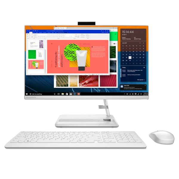 All-in-One Lenovo IdeaCentre 3 24ADA6 AMD Ryzen 3 3250U 2.6/3.5GHz 8GB DDR4-2400MHz, 256GB SSD (F0FX00ASLD) - Imagen 4