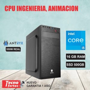 CPU CORE I5-14400 14ava, RAM 16GB, SSD NVME 1TB - INGENIERIA ARQUITECTURA