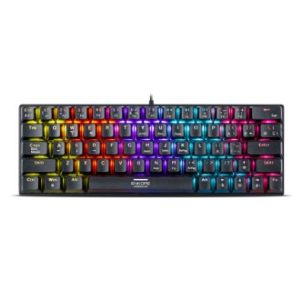 TECLADO GAMER MECANICO USB ENKORE KINGDOM 64 ENK1008 RAINBOW