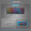 TECLADO GAMER MECANICO USB ENKORE KINGDOM 64 ENK1008 RAINBOW - Imagen 3