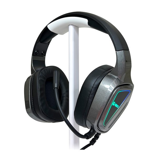 Auriculares gaming TEROS TE-8171N, estéreo, micrófono, luces RGB - Imagen 4