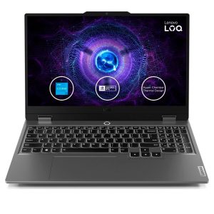Laptop Gamer Lenovo LOQ 15IAX9 15.6" FHD IPS, Core i5-12450HX hasta 4.4GHz 8GB DDR5-4800MHz, 512GB SSD (83GS006WLM)