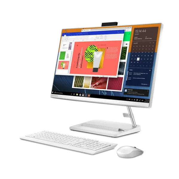 All In One Lenovo Ideacentre 23.8" AMD Ryzen™ 5 7530U 512GB SSD 8GB RAM (F0G100T0LD)