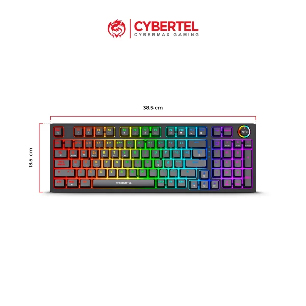 Teclado Gamer Mecanico Cybertel Striker 3 - CBX K1008-3M - Imagen 6