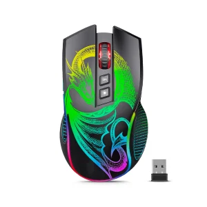 Mouse Gamer Micronics Dragon 3 - MIC GM806 - Inalambrico Bluetooth Recargable