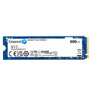 Unidad en estado solido Kingston 500GB NV3 PCIe 4.0 NVMe M.2 SSD (SNV3S/500G)