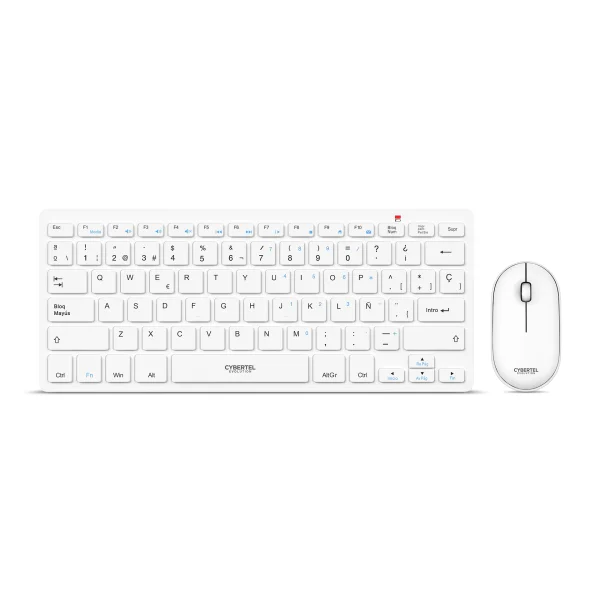 Teclado mas Mouse Inalambrico Cybertel Evolution - CYB WT801WT