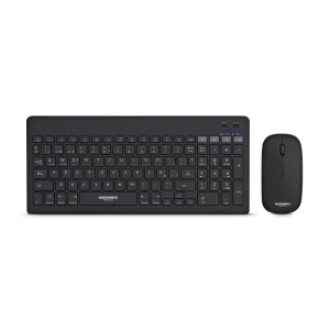 Teclado mas Mouse Micronics Spirit 3 - MIC WT800 3M - Inalambrico, Bluetooth, Recargable