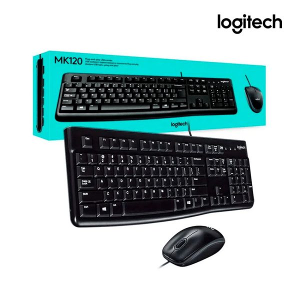 Teclado mas Mouse Usb Logitech MK120
