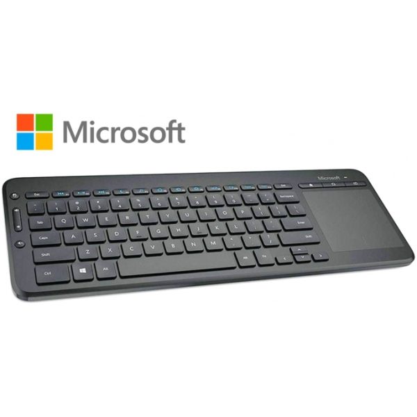 TECLADO MICROSOFT ALL-IN-ONE MEDIA / WIRELESS / TOUCH PAD BLACK - Imagen 2
