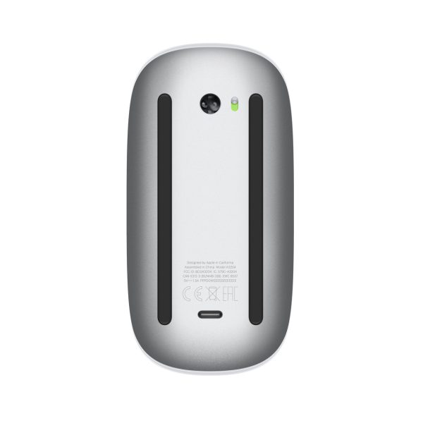 Apple Magic Mouse A3204 Mouse - Óptico - Blanco - Inalámbrico - Recargable (MXK53AM/A) - Imagen 4